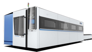 GA Safe Full Closed Fiber Metal Laser Cutting Machine with Exchange Platform CE Certified